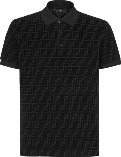 fendi black velvet heart blouse|fendi polo shirts.